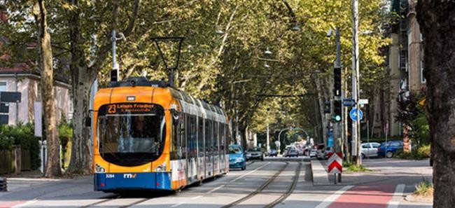 海德堡路面电车(照片:Diemer) 海德堡路面电车(照片:Diemer)