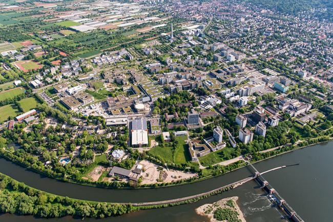 Neuenheimer Feld von oben. (Foto: Venus) Neuenheimer Feld von oben. (Foto: Venus)